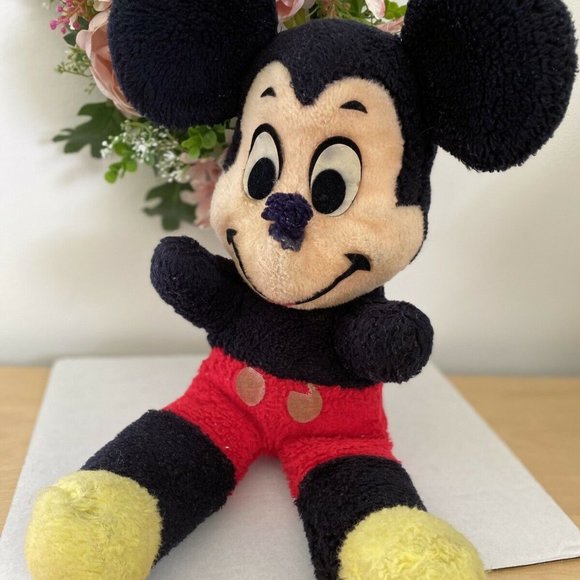 Vintage Authentic Disney‎ Parks MICKEY MOUSE Plush - Picture 1 of 12